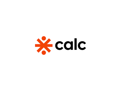 Calc Calculator Software Logo Design 2d brand identity branding calculator colour design designer flat graphic design illustration logo logomark logos minimal pictorial saas software logo technology logo vector ×÷