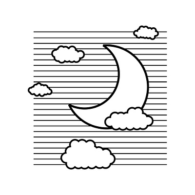 Geometric Skybox minimal moon sky