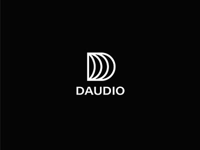 Daudio Logo audio brand identity branding graphic design logo logo design logo designer logo type logos mark music logo