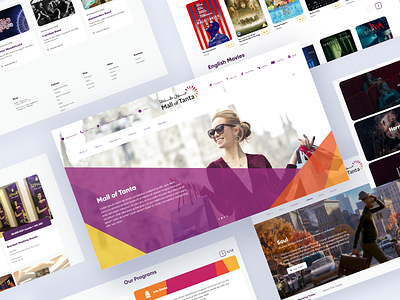 Mall of Tanta "Website" adobe xd careers cinema design dine entertainer events langing page mall mobile design movies restaurant service shopping shops ui ux web website wireframe