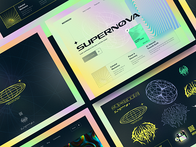 Supernøva liquid promo space spaceship supernova ui