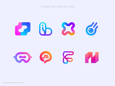 Modern Logofolio 2022 | Unused Logo Collection abstract logo best logo design brand identity branding creative logo crypto design f logo finance letter m chat logo letter mark logo collection 2022 logo folio 2022 logo trend 2022 logomark minimal logo modern logo monogram logo n logo spark logo