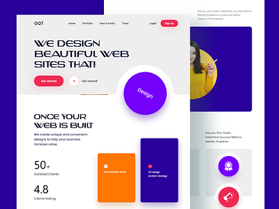 Agency Landing Page By Masud Rana On Dribbble