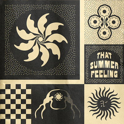 That Summer Feeling apperal branding design drawing editorial graphic design illustration illustrator photoshop