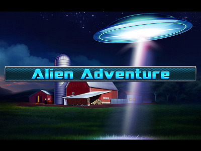 Splash Screen for the slot machine "Alien Adventure" boot screen bootscreen gambling game art game design graphic design logo developer logo development logotype logotype development slot design slot developers slot logo slot logotype slot machine slot machine art slot machine design splash splash screen splashscreen