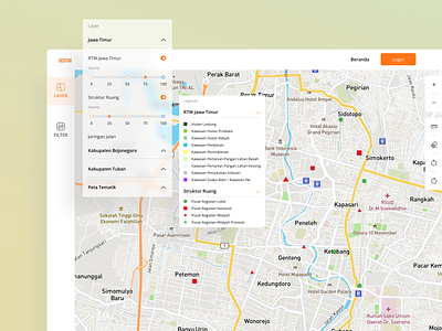 Dashboard Design of Urban Planning GIS app dashboard dashboard design design maps region ui urban planning user expereince user interface ux website