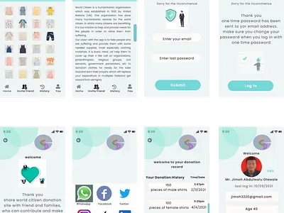 Donating app app design graphic design icon illustration logo mobile typography ui ux