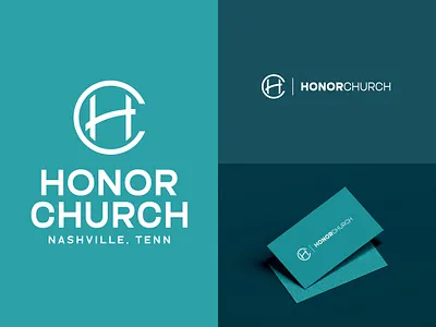 Honor Church - Rejected Concept 1 brand branding c logo church custom design god h logo honor icon illustration illustrator jesus logo mark nashville new tennessee trademark vector