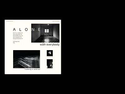 Nothingness design editorial design typogaphy webdesign