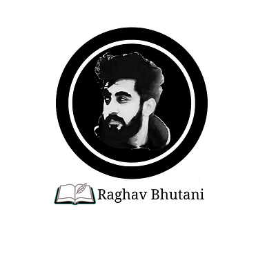 Raghav Bhutani digital painting graphicdesign illustration instagram letter logo logo logodesign minimalist logo
