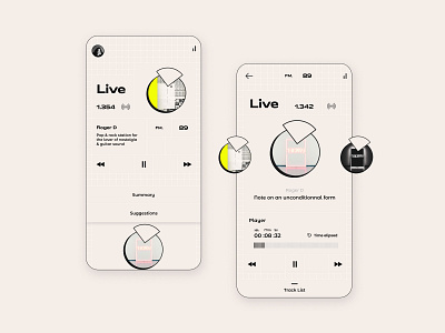 Radio Concept - retro radio concept design mobile radio radio app retro sound ui ux