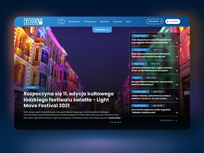 ToyaTV Platform branding dashboard design illustration live news product programms streaming television tv ui uiux updates user user inteface ux uxer experience web website