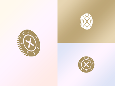 Studio X NFT Brand Mark art brand branding coin community crypto cryptocurrency design graphics icons identity logo money nft nftart rainfall token ui ux vector