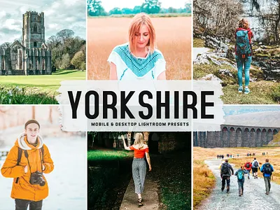 Yorkshire Mobile & Desktop Lightroom Presets aesthetic tones beautiful presets dreamy presets impressive presets instagram presets lovely presets modern presets natural presets photo editing portrait presets professional presets simple presets travel presets unique presets warm presets