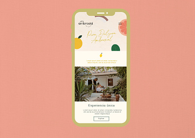 Very Ambrosial Website art branding clean design graphic design illustration logo minimal web website