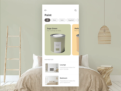Mobile Paint Store Concept after effects animation design figma micro interaction motion ui user experience user inteface ux web