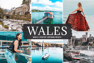 Wales Mobile & Desktop Lightroom Presets aesthetic tones beautiful presets dreamy presets impressive presets instagram presets lovely presets modern presets natural presets photo editing portrait presets professional presets simple presets travel presets unique presets warm presets