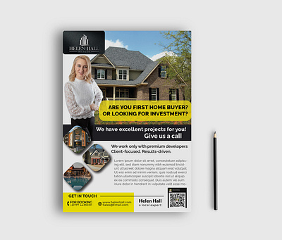 Real Estate Flyer Design advertising brand design branding brochure design business flyer flyer flyer design photoshop real estate real estate flyer