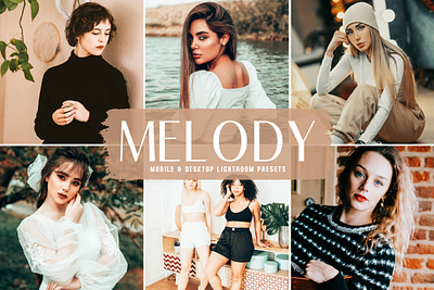 Melody Mobile & Desktop Lightroom Presets aesthetic tones beautiful presets desktop presets dreamy presets impressive presets instagram presets lovely presets modern presets natural presets photo editing portrait presets professional presets simple presets travel presets unique presets warm presets