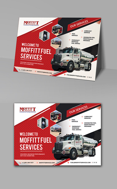 Moffitt Services flyer design
