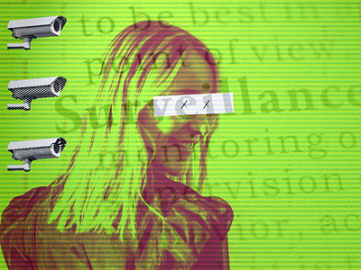 Surveillance Concept article blog design canva canva template cover art cover design for sale illustration photo