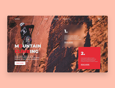Trekking Website UI Design Concept illustration landing page travel trekking website trekking website ui design ideas ui ui design user experience design user interface design website concept website design
