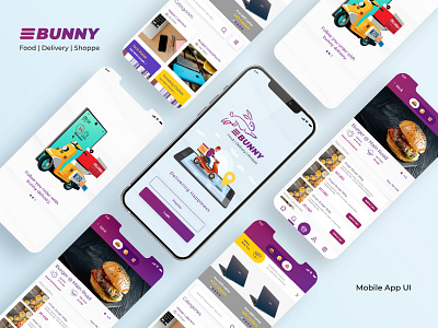 Bunny App UI app design app ui ui visual identity