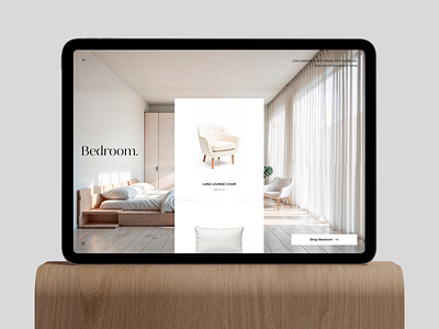 Danish furniture designer - UI/UX e-commerce design e commerce minimal modern shop store ui