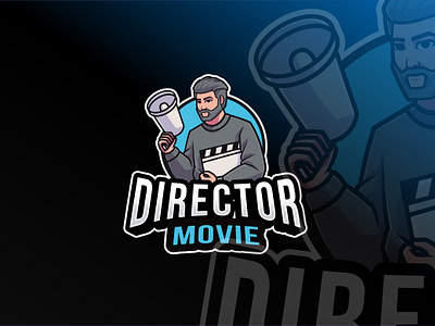 Movie Director Logo Template scene