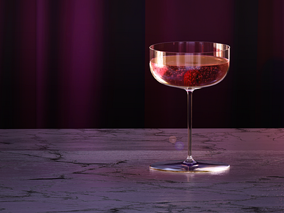 Cocktail glass study 3d cinema 4d cocktail graphic design render