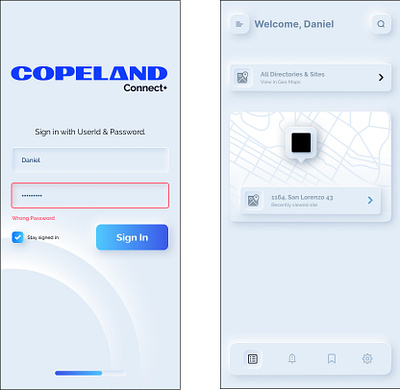 Copeland UI design concept - 1 design ui