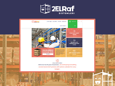 2 El Raf Website design graphic design simple website design ui v visual identity website design