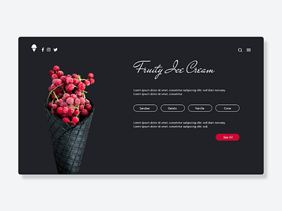 Fruity Ice cream