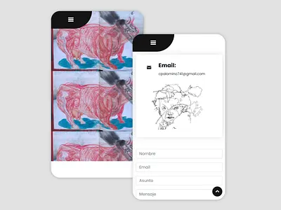 Responsive UI - Minimalist design design minimalist minimalist design mobile typography ui ux web website