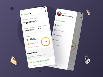 Finance Application Mobile Dashboard aap crypto dashboard dashboard app dashboard ui design finance invest mobile dashboard ui ui design uidesign web design
