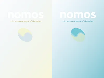 nomos, votre nouveau compagnon d'aide juridique advice app app design colors creative design law legal logo nomos palette pastel colors trustworthy