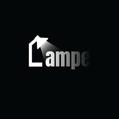 lampe art branding design designs graphic design icon illustration lamp lampe logo vector wordmark wordmark logo