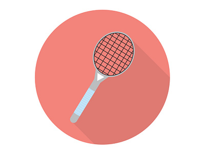 Badminton Rackets activity art badminton design equipment flat fun game graphic design icon illustration leisure play racket sport