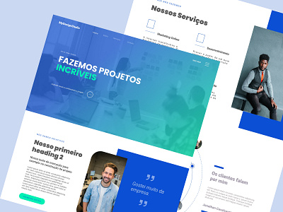 Landing Page My Design Studio figma landingpage ui uidesign webdesign