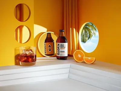 KYOTO Cold Brew Coffee brand identity branding branding studio label design packaging packaging design