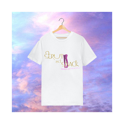 Strut And Snack T-Shirt Mock-Up