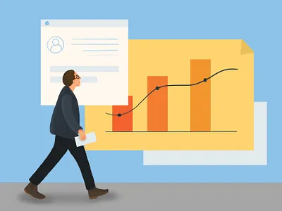 Corporate job 2d 2d art corporate data design digital art draw drawing illustration illustrator ipadpro job procreate