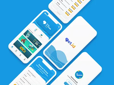 UI Getid Mobile App app branding mobile app mobile app design ui ux