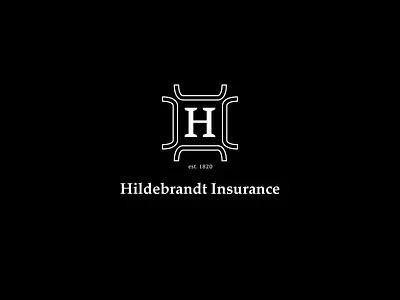 Hildebrandt Insurance branding lettermark logo mark mark icon symbol mark symbol icon sign type typo wordmark