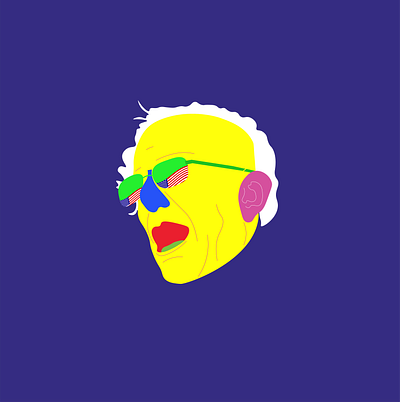 Not Me. Us bernie sanders design graphic design iconic illustration illustrator minimal politics vector