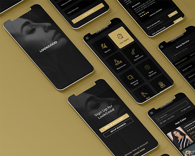 LookGood Beauty App android app design mobile app ui ux designer uiux