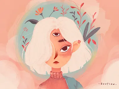 my version from dtiys mrsbutterd artist artistdesign characterillustration charactersdesign colordrawing digitalart digitalartist digitalartoftheday drawing drawing challenge drawingart dtiys illustration procreate sketch
