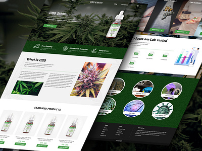 CBD Earth eCommerce Store UX cannabis cannabis design cbd cbd oil cbd website design dropship dropshipping dropshipping store ecommerce ecommerce business ecommerce design ecommerce shop hemp hemp oil ux designer website