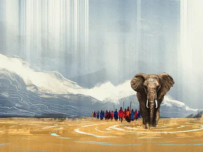 Africa art background design character design concept art digital art illustration