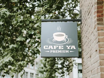 mocup cafeya viveska branding creative creative logo design icons illustration logo logo creation logo design logodesign logotype vector дизайн логотипа лого логотип